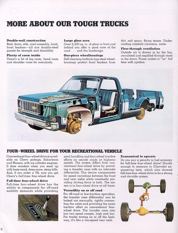 1974 Chevrolet Recreational Vehicles Brochure Page 14